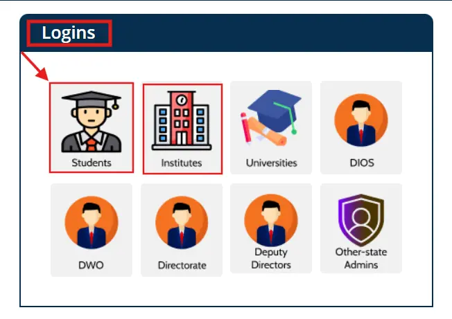Up  scholarship logins